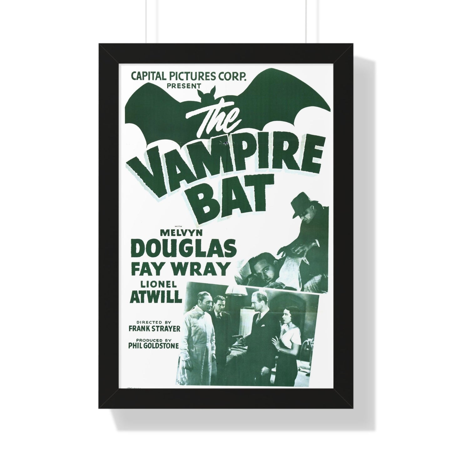 THE VAMPIRE BAT (2) 1933 - Framed Movie Poster-16″ x 24″-The Sticker Space