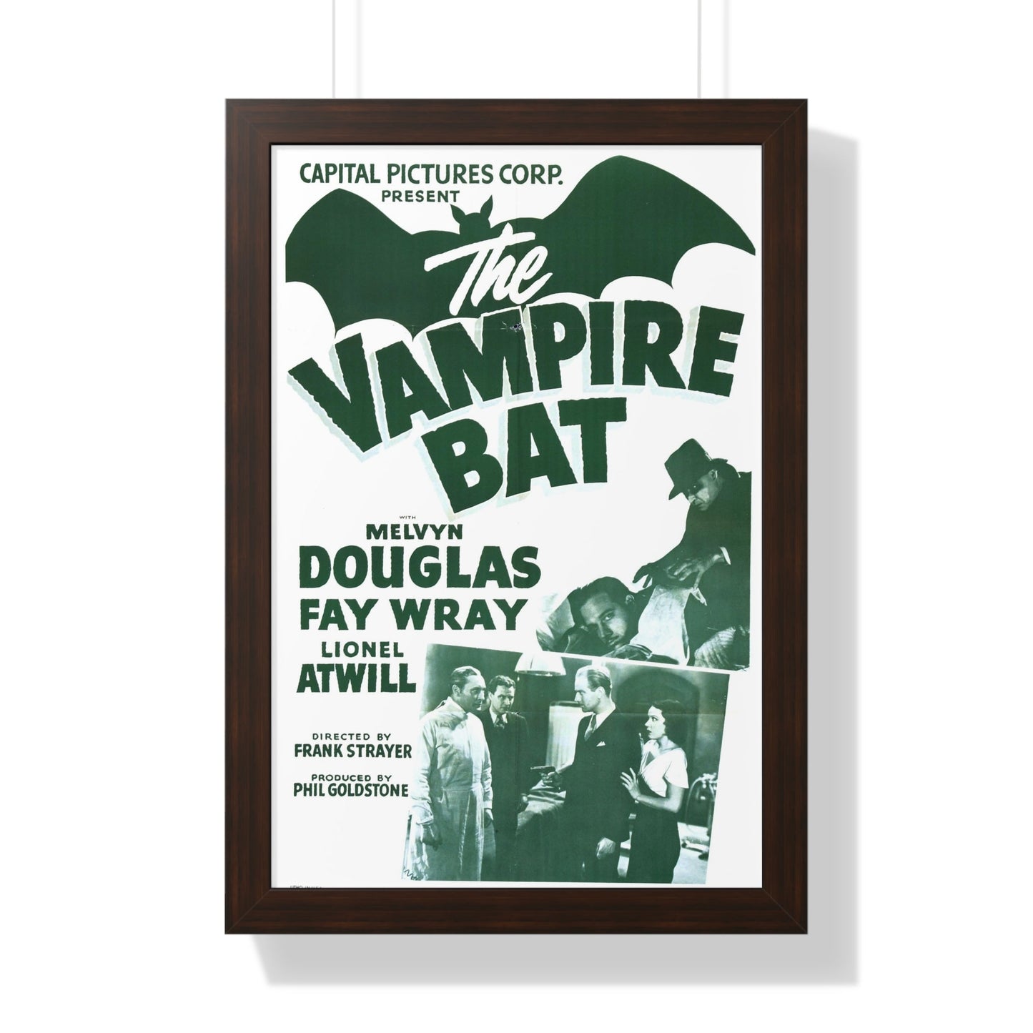 THE VAMPIRE BAT (2) 1933 - Framed Movie Poster-16″ x 24″-The Sticker Space