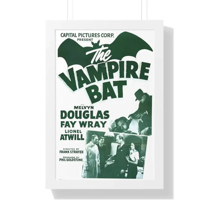 THE VAMPIRE BAT (2) 1933 - Framed Movie Poster 16″ x 24″ White - The Sticker Space