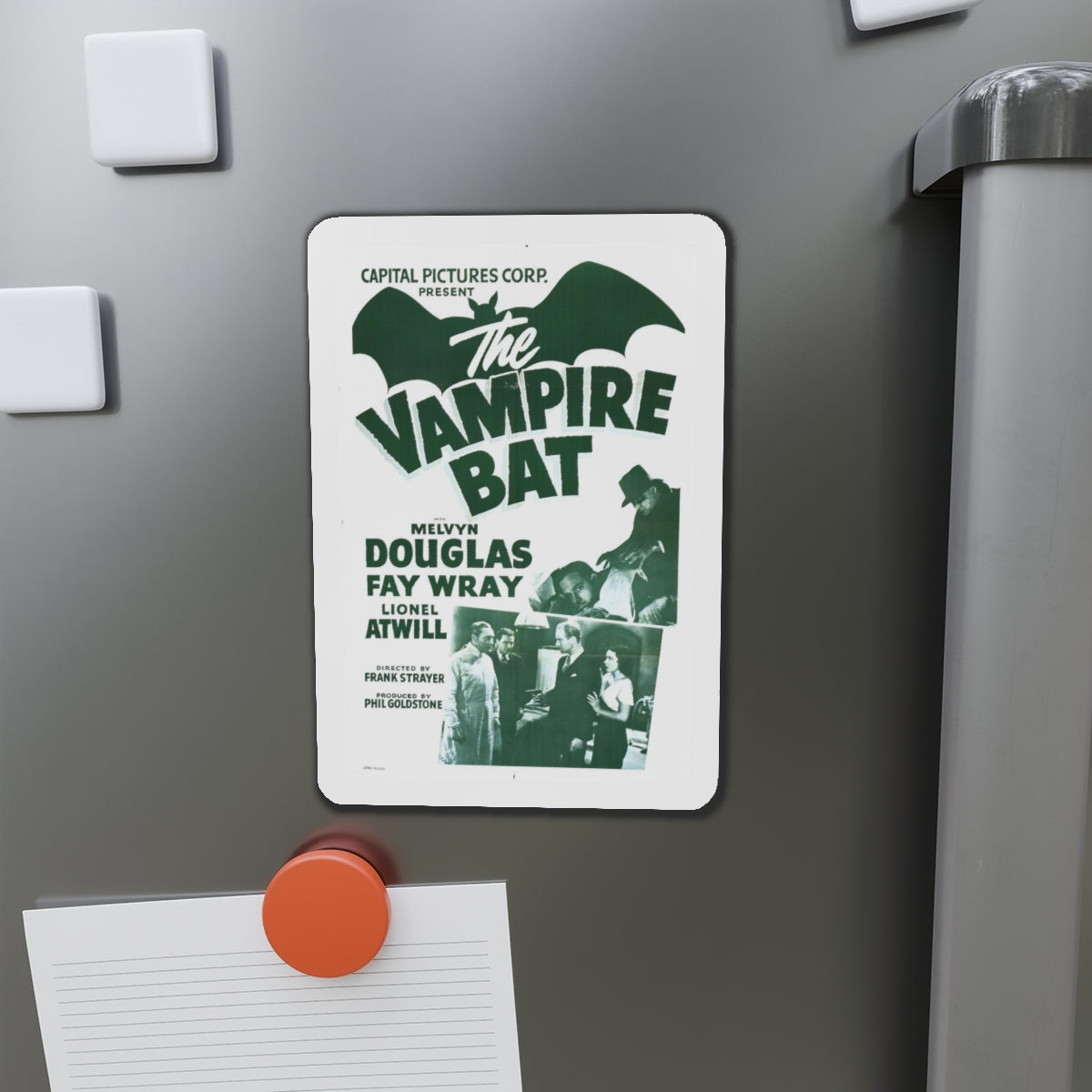 THE VAMPIRE BAT (2) 1933 Movie Poster - Refrigerator Magnet-The Sticker Space