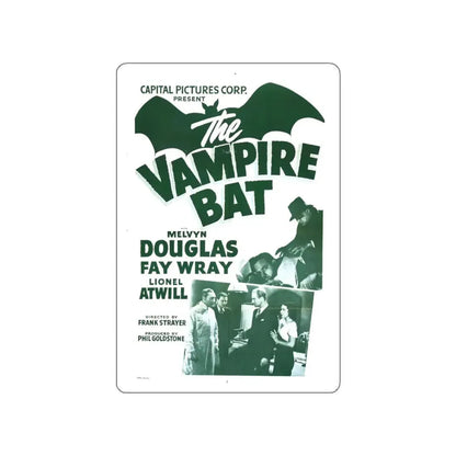 THE VAMPIRE BAT (2) 1933 Movie Poster STICKER Vinyl Die-Cut Decal 5 Inch - The Sticker Space