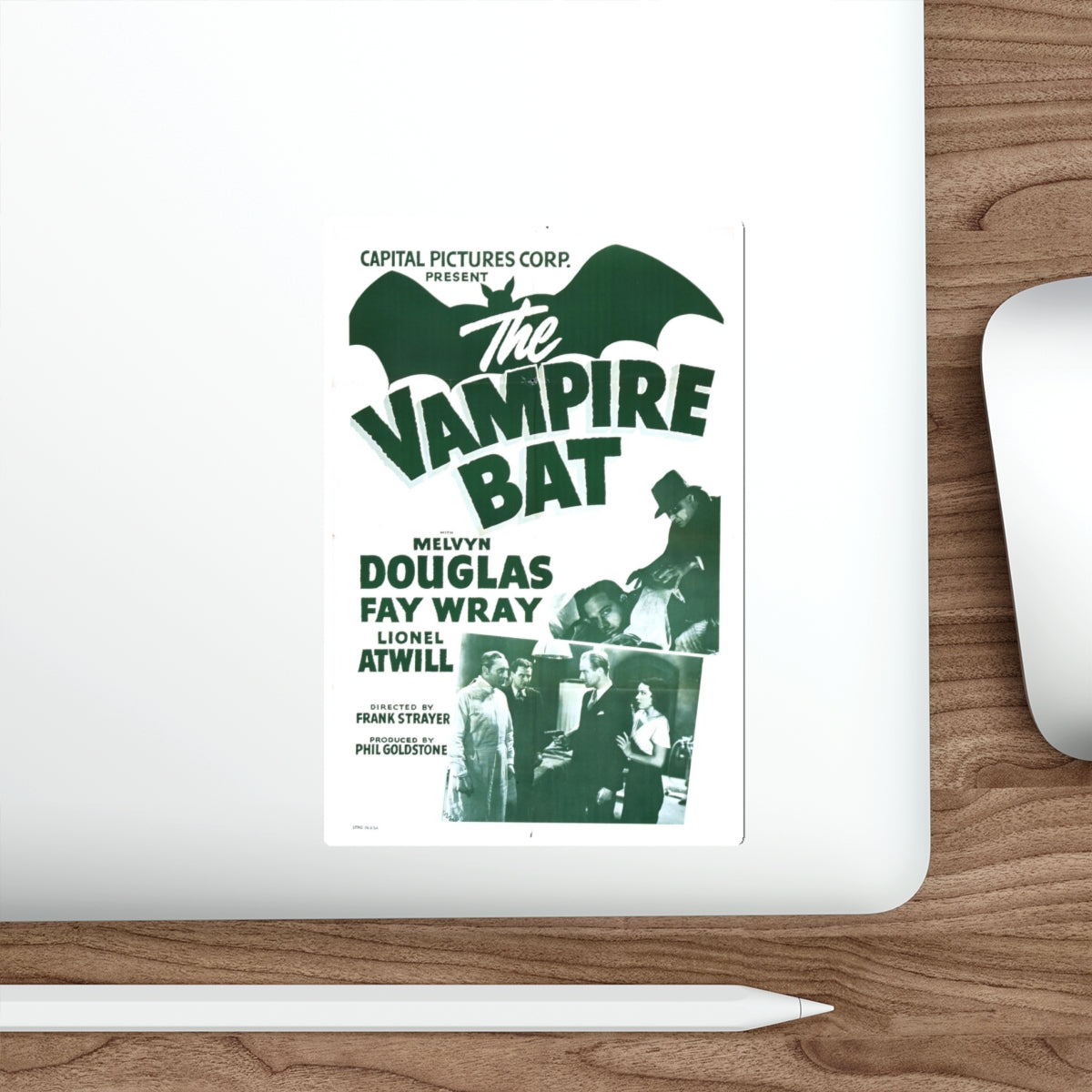 THE VAMPIRE BAT (2) 1933 Movie Poster STICKER Vinyl Die-Cut Decal-The Sticker Space