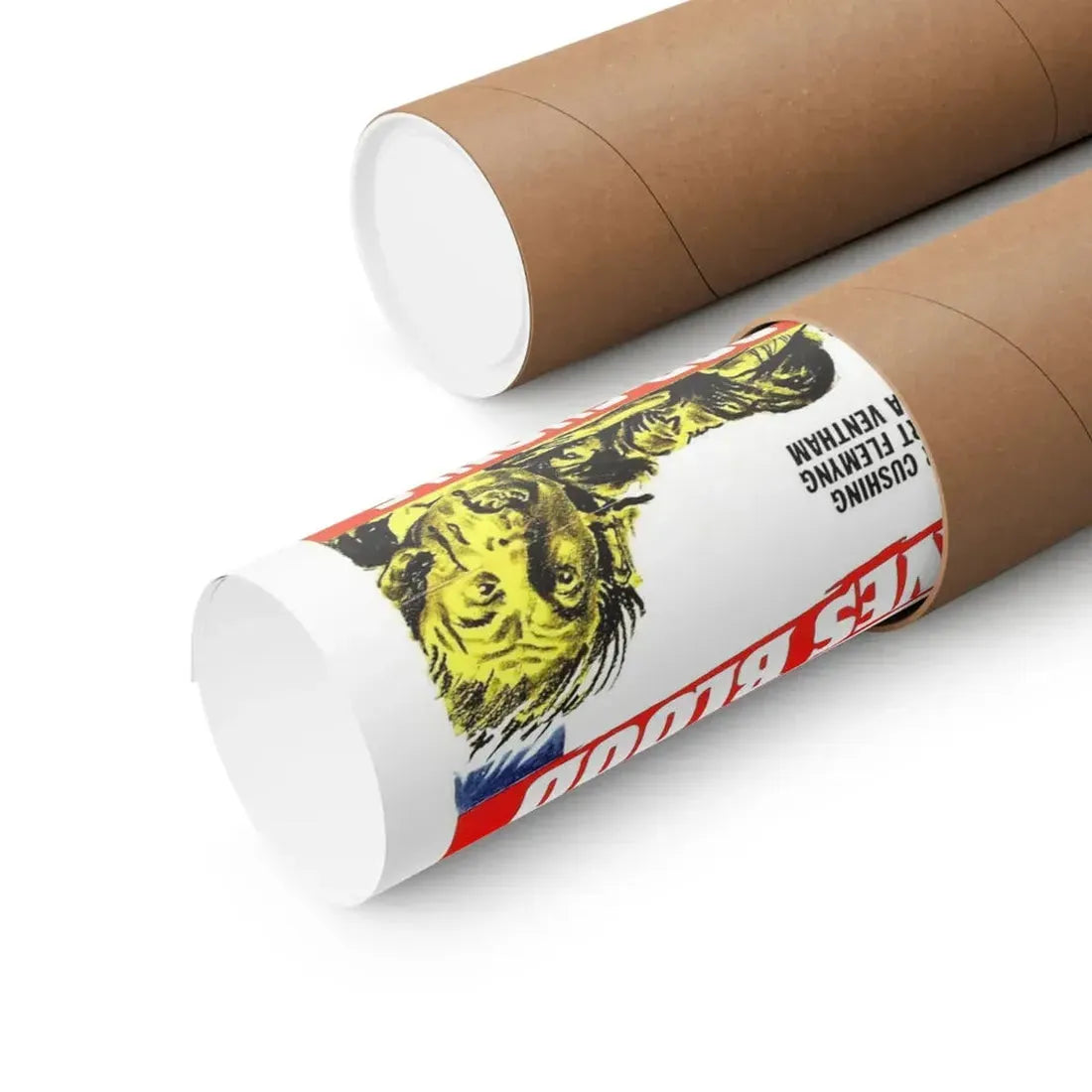 THE VAMPIRE BEAST CRAVES BLOOD + CURSE OF THE BLOOD GHOULS 1962 - Paper Movie Poster - The Sticker Space