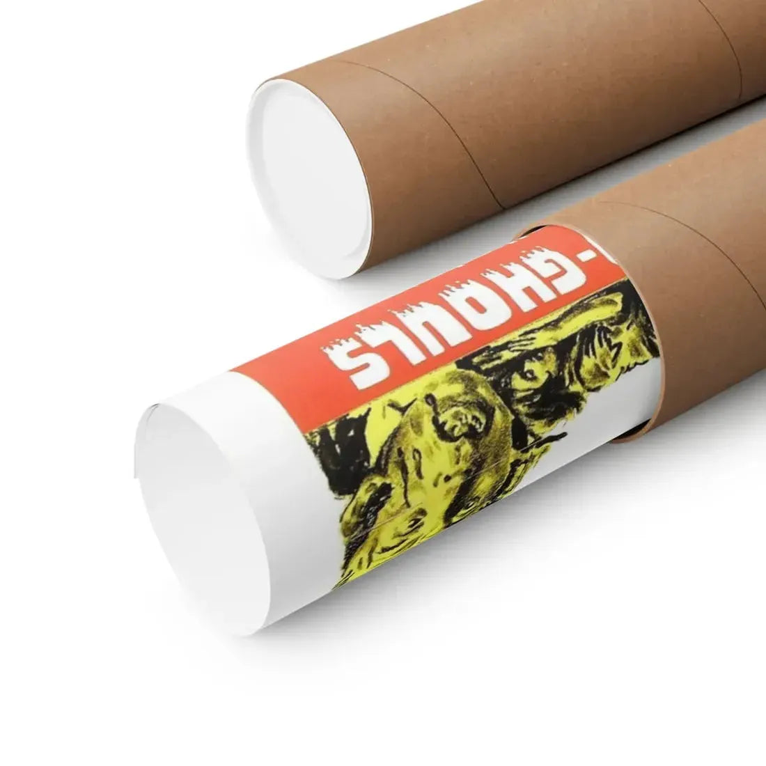 THE VAMPIRE BEAST CRAVES BLOOD + CURSE OF THE BLOOD GHOULS 1962 - Paper Movie Poster - The Sticker Space