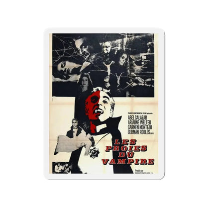 THE VAMPIRE'S COFFIN (2) 1958 Movie Poster - Refrigerator Magnet 2 Inch Die-Cut - The Sticker Space