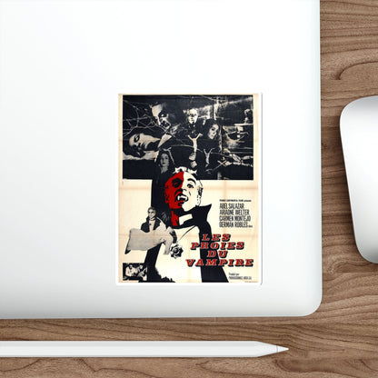 THE VAMPIRE'S COFFIN (2) 1958 Movie Poster STICKER Vinyl Die-Cut Decal-The Sticker Space