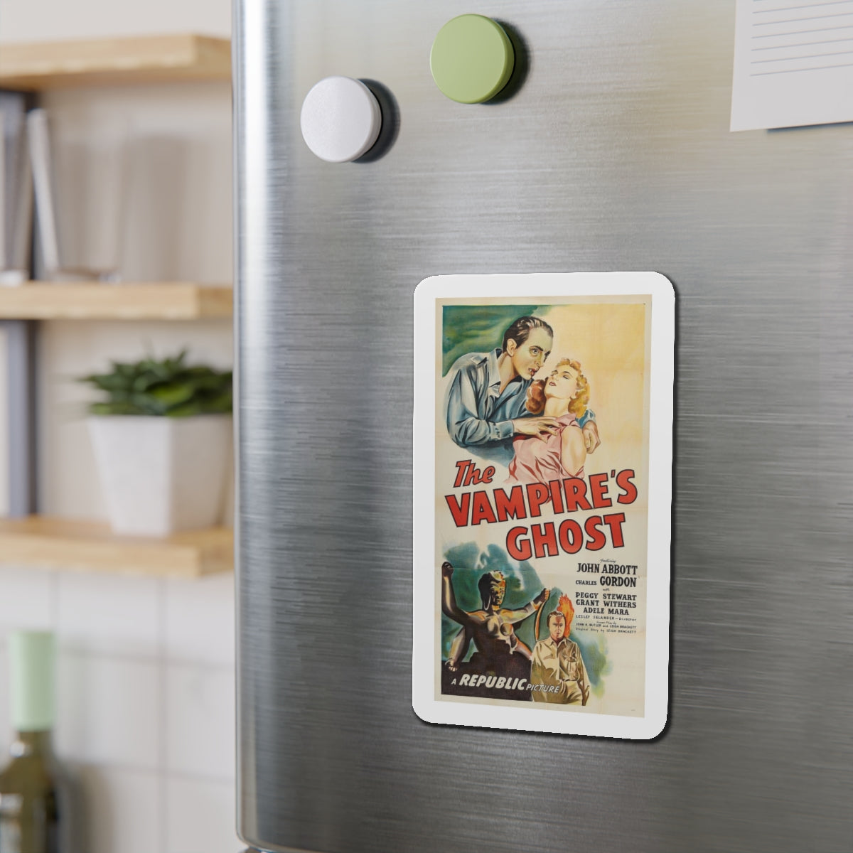 THE VAMPIRE'S GHOST 1945 Movie Poster - Refrigerator Magnet-The Sticker Space