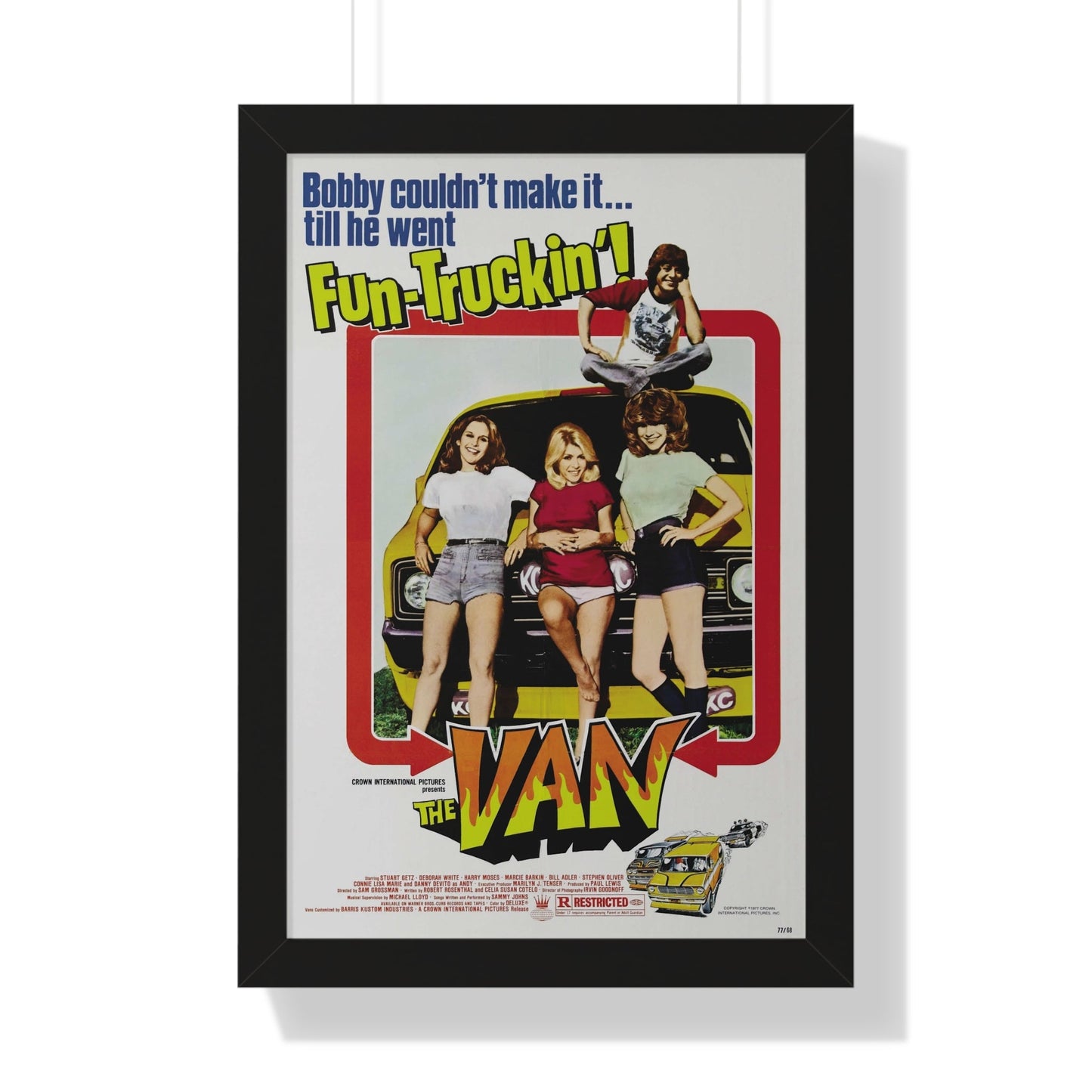 THE VAN 1977 - Framed Movie Poster-16″ x 24″-The Sticker Space