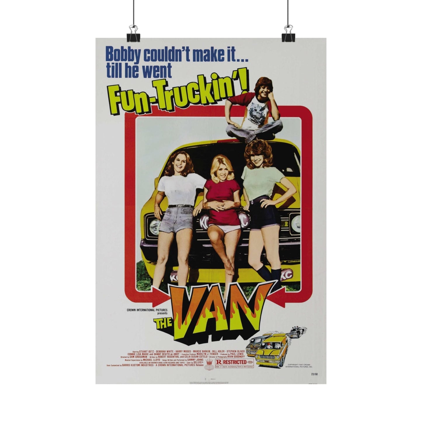 THE VAN 1977 - Paper Movie Poster-12″ x 18″-The Sticker Space