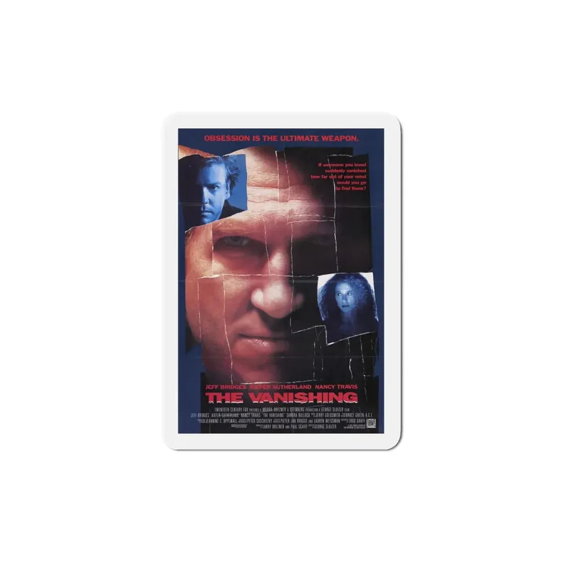 The Vanishing 1993 Movie Poster Refrigerator Magnet 6 Inch - The Sticker Space
