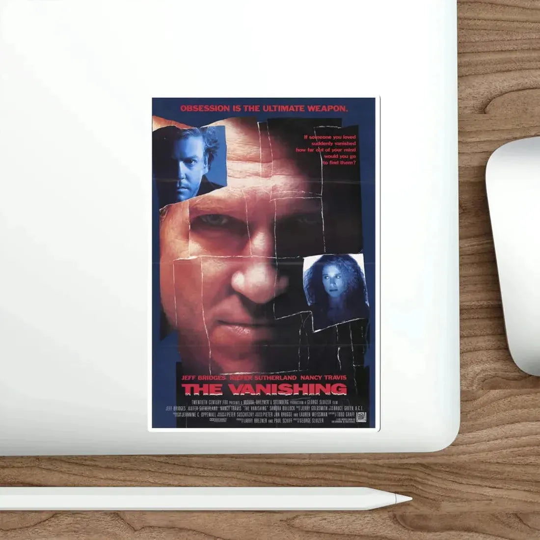 The Vanishing 1993 Movie Poster STICKER Vinyl Die-Cut Decal - The Sticker Space