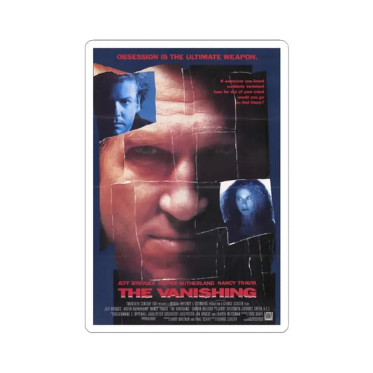 The Vanishing 1993 Movie Poster - STICKER Vinyl Kiss-Cut Decal 2 Inch White - The Sticker Space