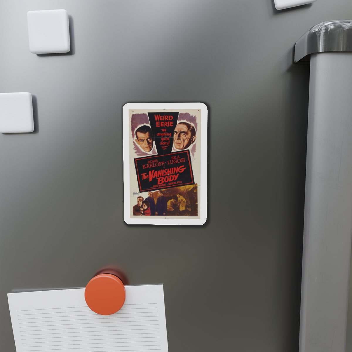 THE VANISHING BODY 1953 Movie Poster - Refrigerator Magnet-The Sticker Space