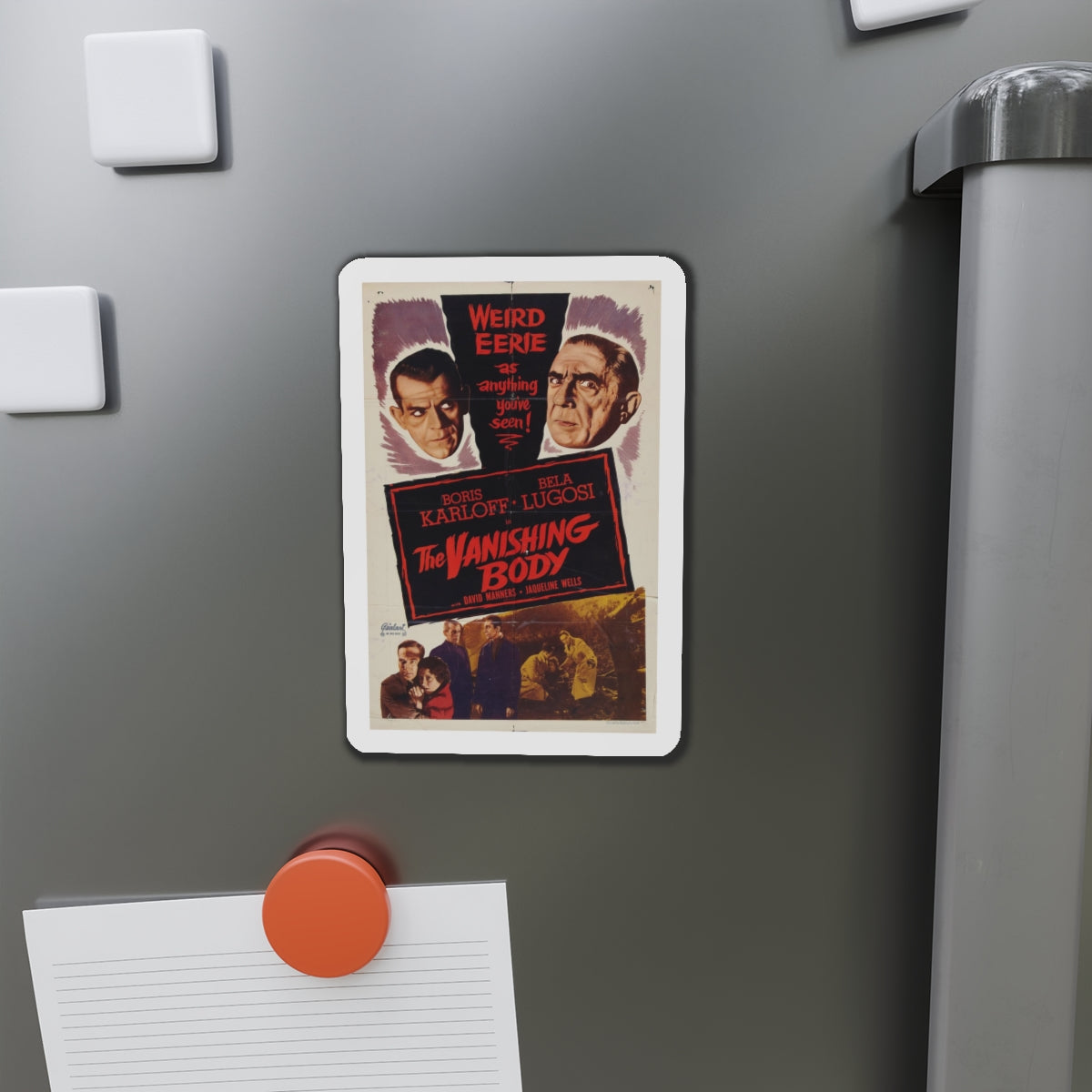 THE VANISHING BODY 1953 Movie Poster - Refrigerator Magnet-The Sticker Space