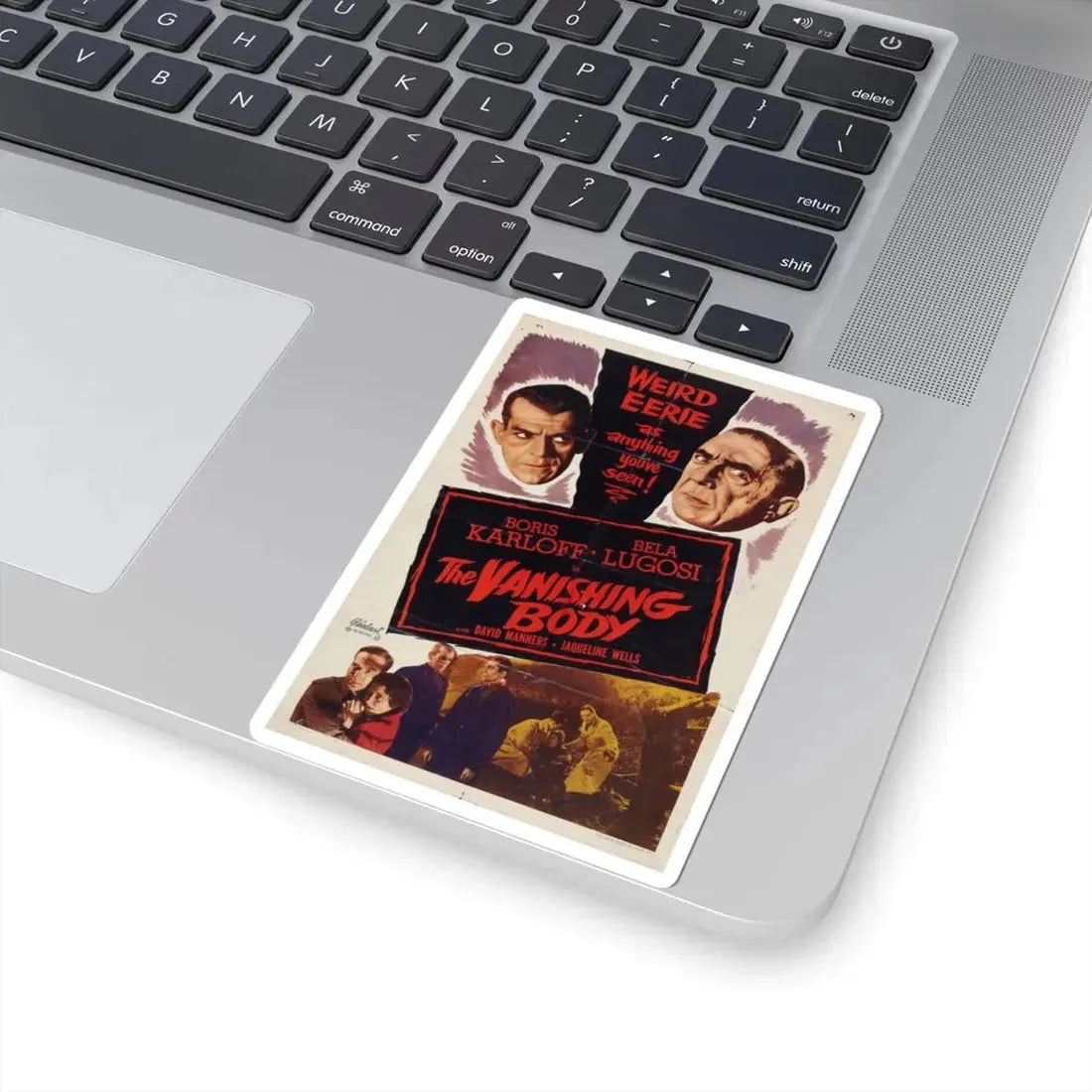 THE VANISHING BODY 1953 Movie Poster - STICKER Vinyl Kiss-Cut Decal - The Sticker Space