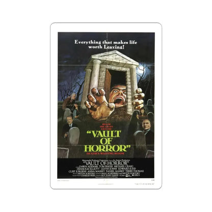 The Vault of Horror 1973 Movie Poster - STICKER Vinyl Kiss-Cut Decal 4 Inch White - The Sticker Space