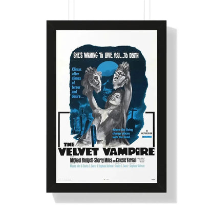 THE VELVET VAMPIRE 1971 - Framed Movie Poster 16″ x 24″ Black - The Sticker Space