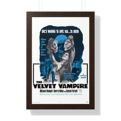 THE VELVET VAMPIRE 1971 - Framed Movie Poster-16″ x 24″-The Sticker Space