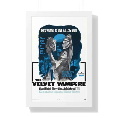 THE VELVET VAMPIRE 1971 - Framed Movie Poster 16″ x 24″ White - The Sticker Space