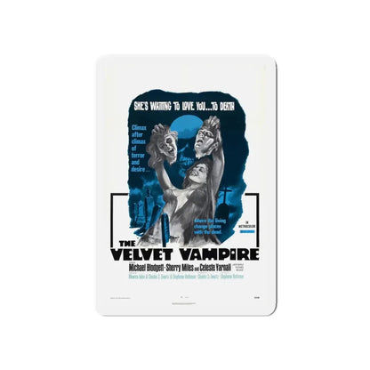 THE VELVET VAMPIRE 1971 Movie Poster - Refrigerator Magnet 5 Inch Die-Cut - The Sticker Space