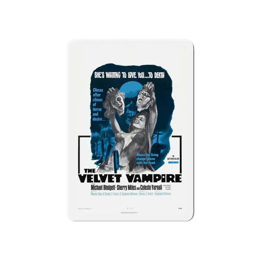 THE VELVET VAMPIRE 1971 Movie Poster - Refrigerator Magnet 6 Inch Die-Cut - The Sticker Space