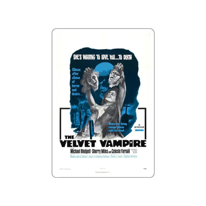 THE VELVET VAMPIRE 1971 Movie Poster STICKER Vinyl Die-Cut Decal 3 Inch - The Sticker Space