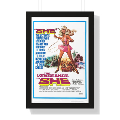 THE VENGEANCE OF SHE 1968 - Framed Movie Poster-16″ x 24″-The Sticker Space