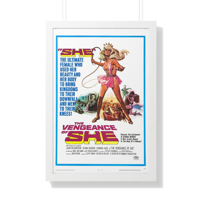 THE VENGEANCE OF SHE 1968 - Framed Movie Poster-20" x 30"-The Sticker Space