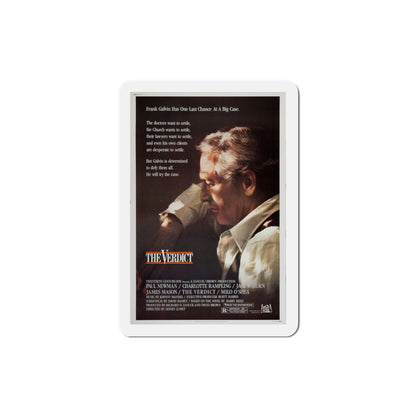 The Verdict 1982 Movie Poster Die-Cut Magnet-3" x 3"-The Sticker Space