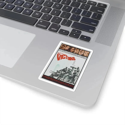 The Victors 1963 Movie Poster - STICKER Vinyl Kiss-Cut Decal - The Sticker Space