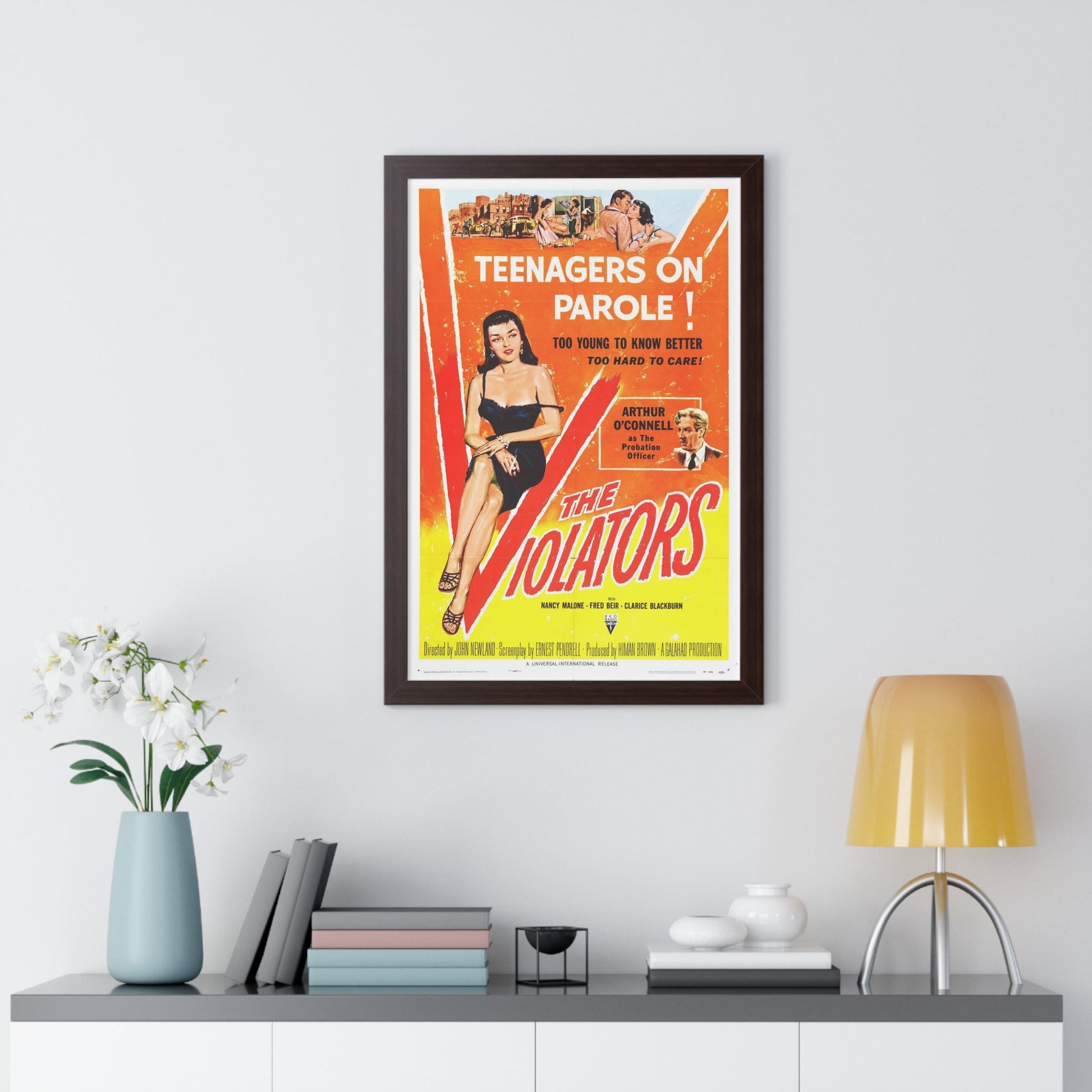 THE VIOLATORS 1957 - Framed Movie Poster-The Sticker Space