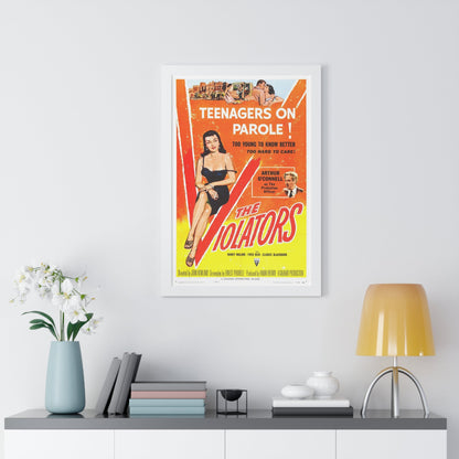 THE VIOLATORS 1957 - Framed Movie Poster-The Sticker Space