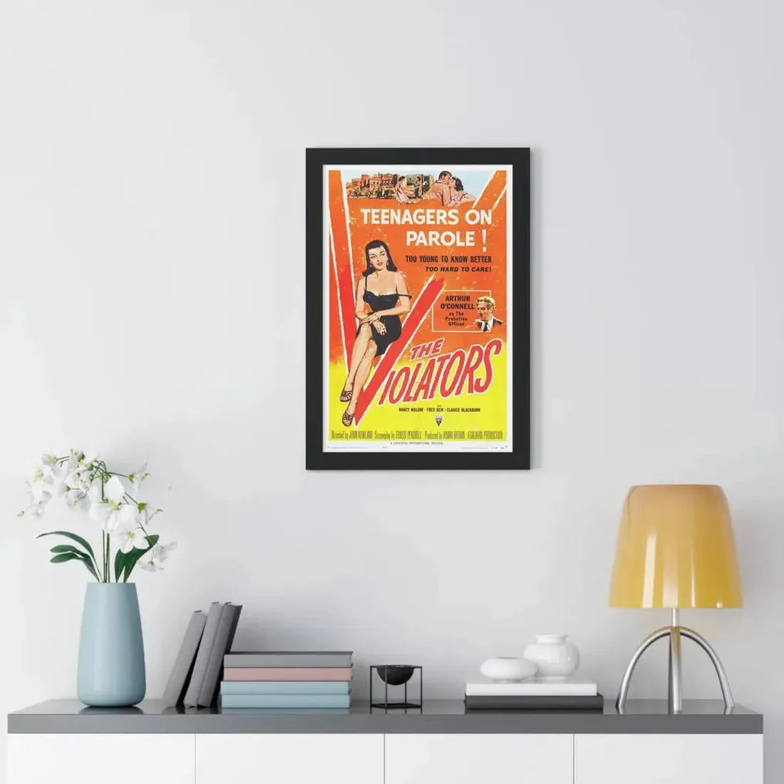 THE VIOLATORS 1957 - Framed Movie Poster - The Sticker Space