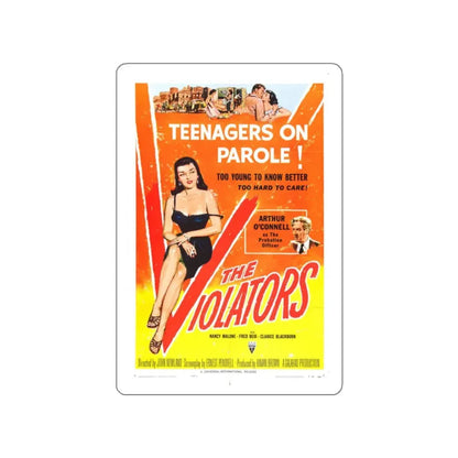 THE VIOLATORS 1957 Movie Poster STICKER Vinyl Die-Cut Decal 2 Inch - The Sticker Space