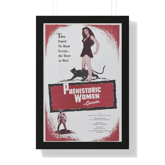 THE VIRGIN GODESS 1974 - Framed Movie Poster 16″ x 24″ Black - The Sticker Space