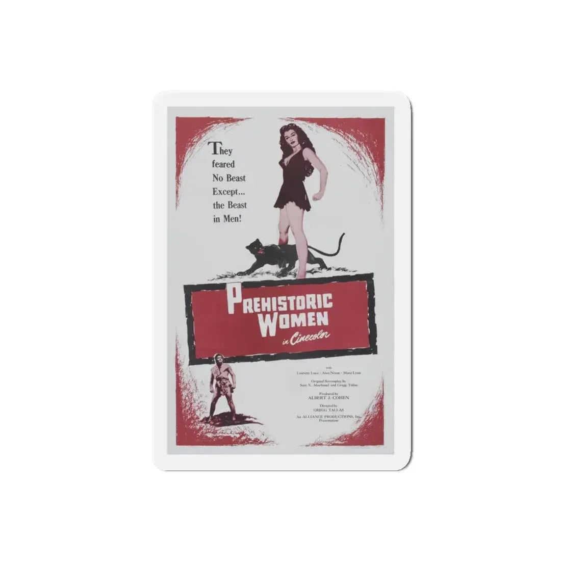 THE VIRGIN GODESS 1974 Movie Poster - Refrigerator Magnet 5 Inch Die-Cut - The Sticker Space