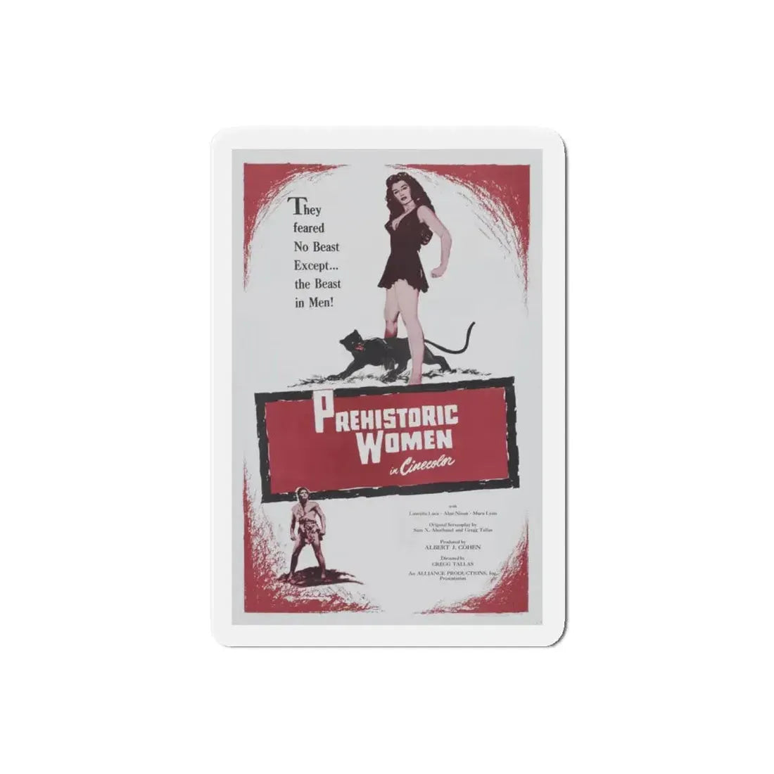 THE VIRGIN GODESS 1974 Movie Poster - Refrigerator Magnet 6 Inch Die-Cut - The Sticker Space