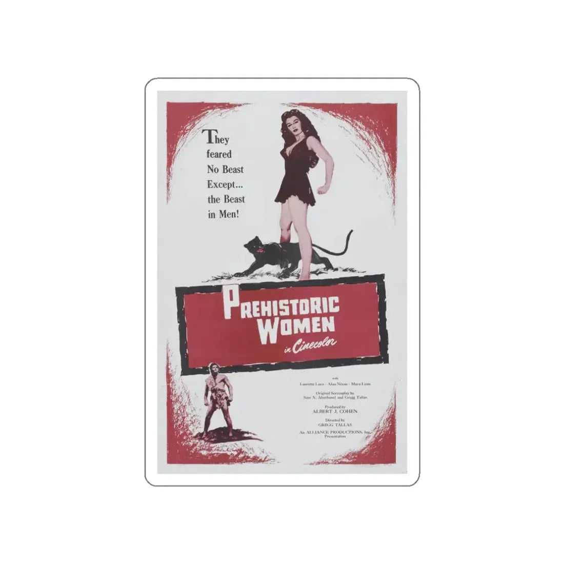 THE VIRGIN GODESS 1974 Movie Poster STICKER Vinyl Die-Cut Decal 3 Inch - The Sticker Space