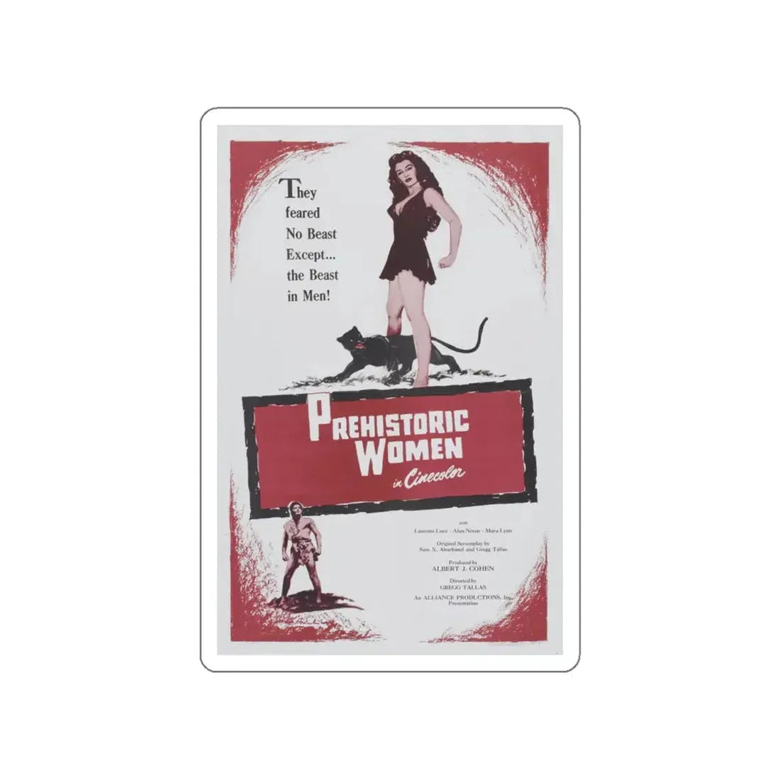 THE VIRGIN GODESS 1974 Movie Poster STICKER Vinyl Die-Cut Decal 5 Inch - The Sticker Space