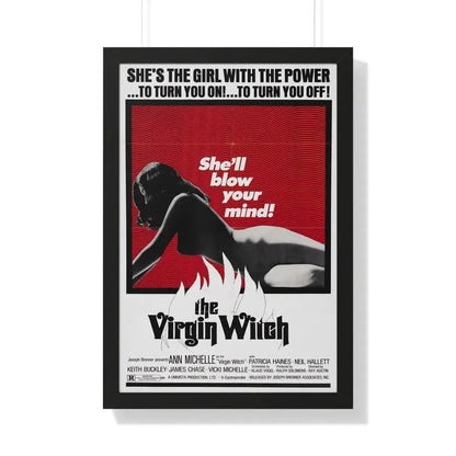 THE VIRGIN WITCH 1972 - Framed Movie Poster 20" x 30" Black - The Sticker Space