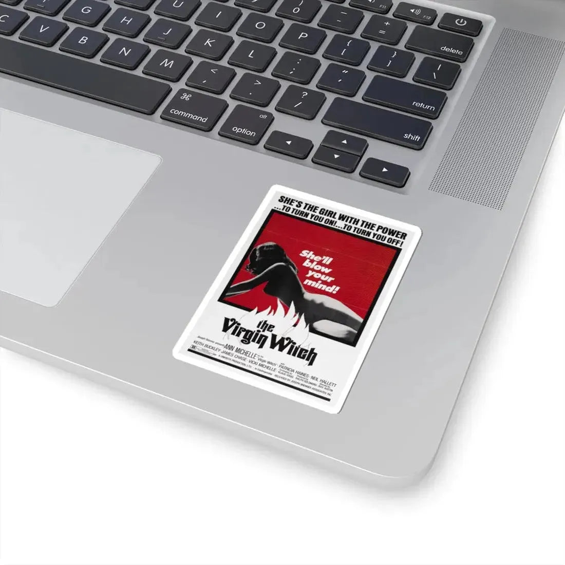 THE VIRGIN WITCH 1972 Movie Poster - STICKER Vinyl Kiss-Cut Decal - The Sticker Space