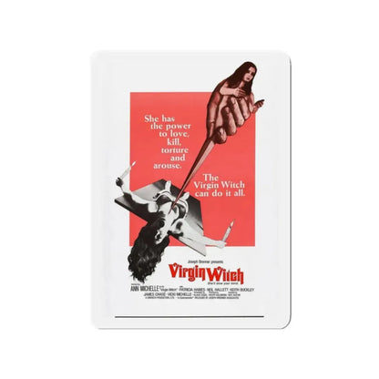 THE VIRGIN WITCH (2) 1972 Movie Poster - Refrigerator Magnet 2 Inch Die-Cut - The Sticker Space
