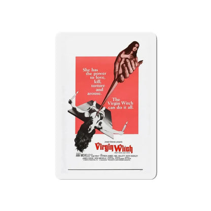 THE VIRGIN WITCH (2) 1972 Movie Poster - Refrigerator Magnet 6 Inch Die-Cut - The Sticker Space
