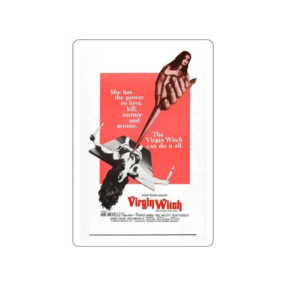 THE VIRGIN WITCH (2) 1972 Movie Poster STICKER Vinyl Die-Cut Decal 3 Inch - The Sticker Space