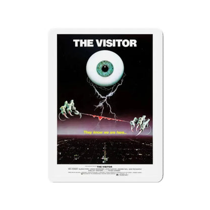 THE VISITOR 1979 Movie Poster - Refrigerator Magnet 2 Inch Die-Cut - The Sticker Space