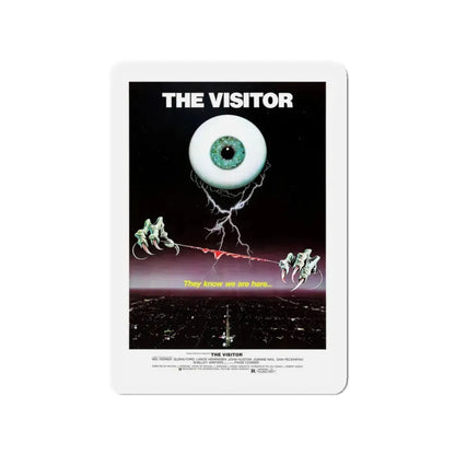 THE VISITOR 1979 Movie Poster - Refrigerator Magnet 3 Inch Die-Cut - The Sticker Space