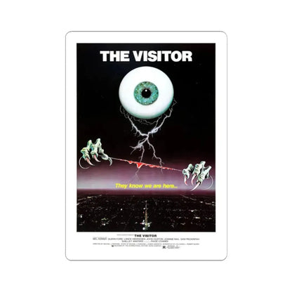 THE VISITOR 1979 Movie Poster - STICKER Vinyl Kiss-Cut Decal 2 Inch White - The Sticker Space