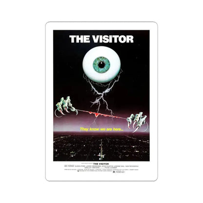 THE VISITOR 1979 Movie Poster - STICKER Vinyl Kiss-Cut Decal 6 Inch White - The Sticker Space