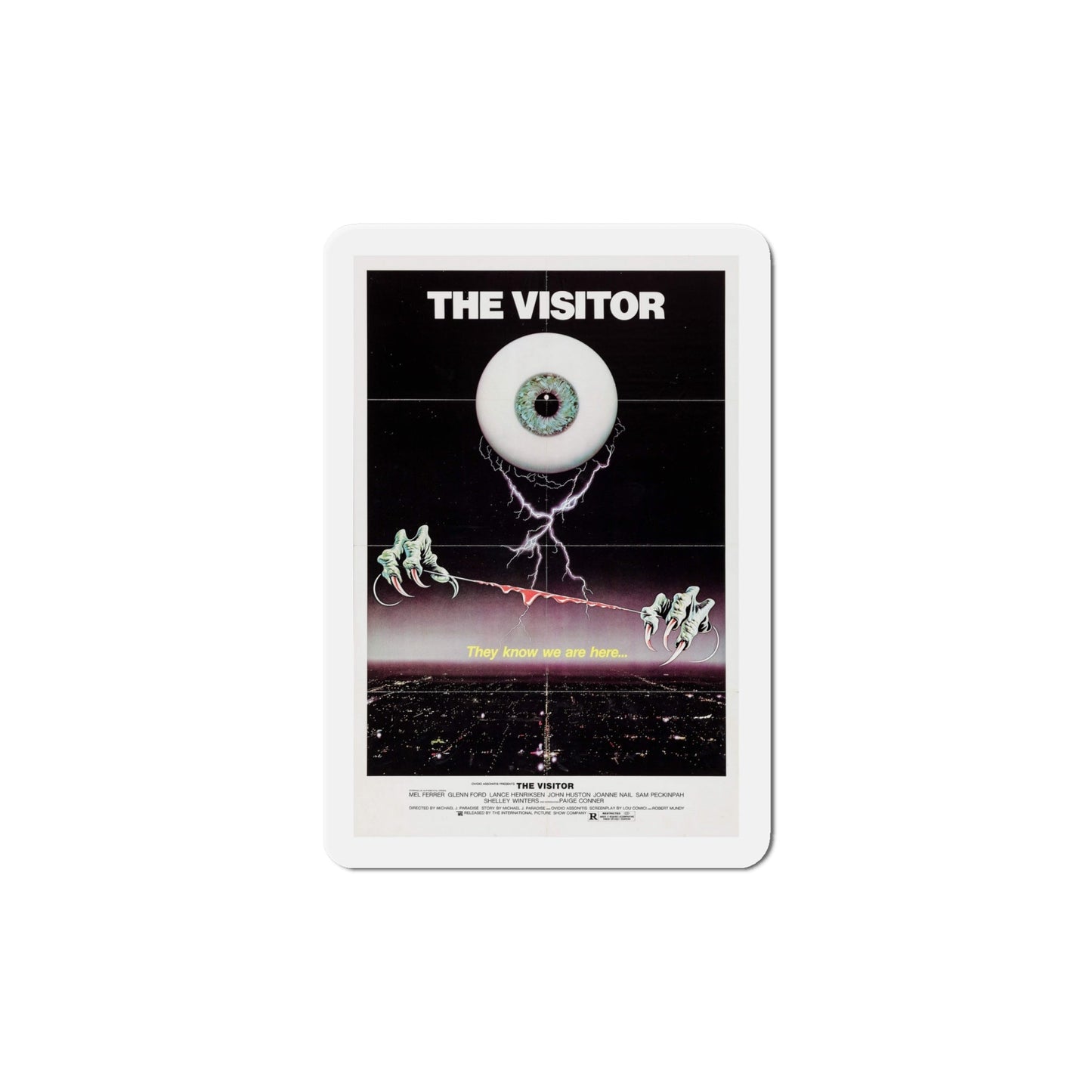 The Visitor 1980 Movie Poster Die-Cut Magnet-6 Inch-The Sticker Space