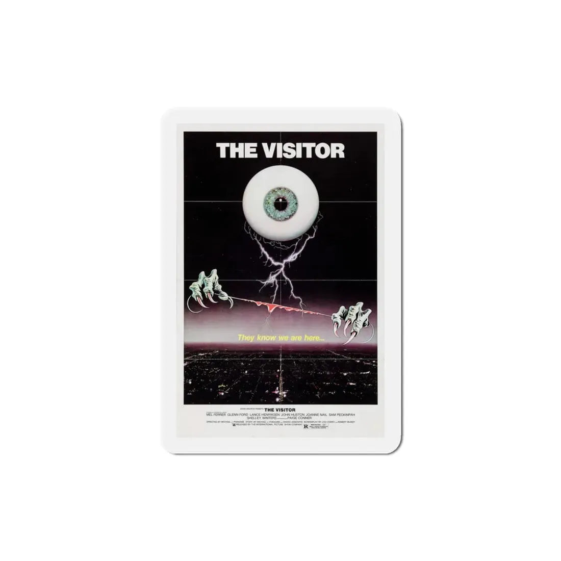 The Visitor 1980 Movie Poster Refrigerator Magnet 3 Inch - The Sticker Space